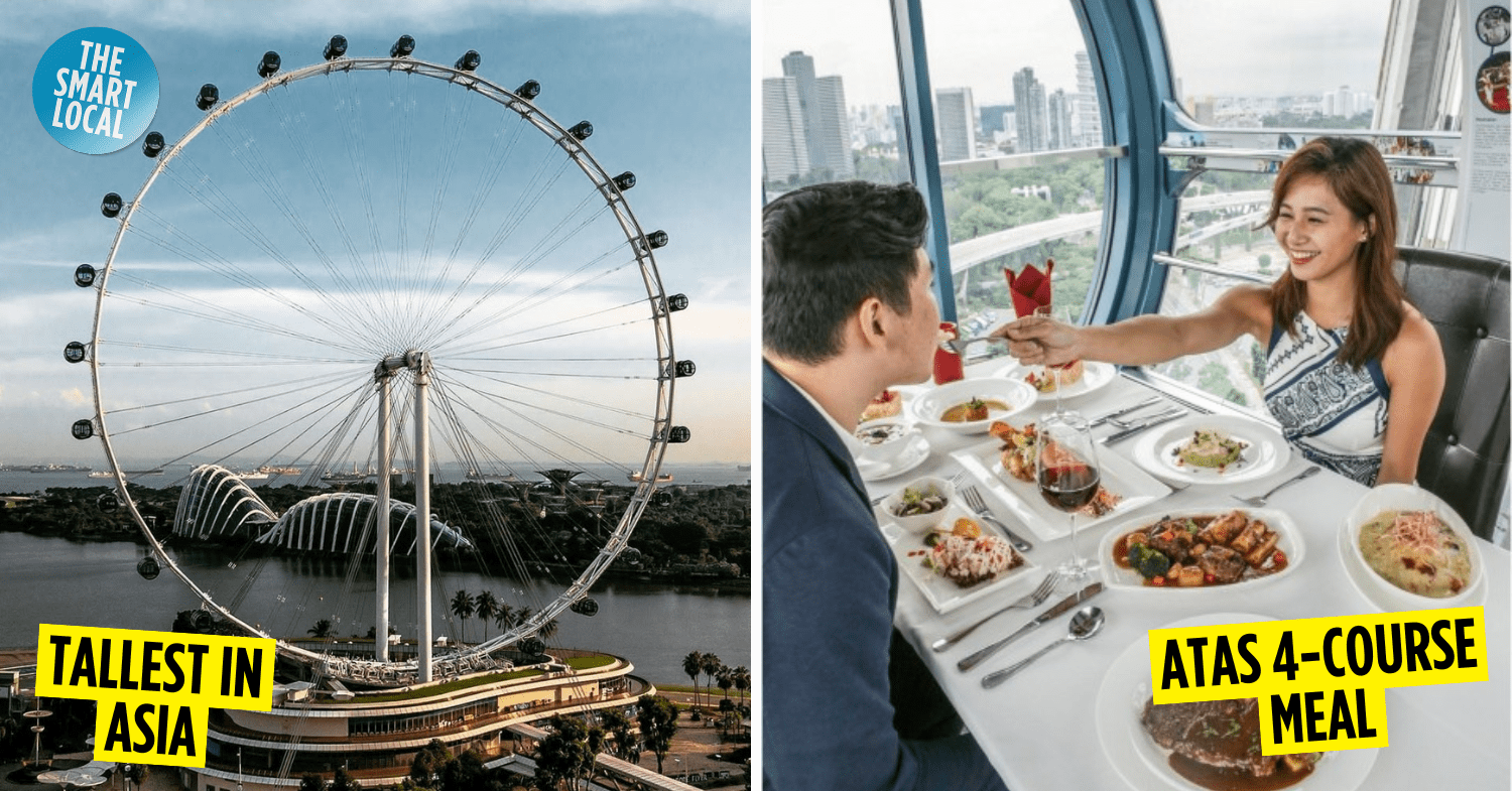 Singapore Flyer: Observation Wheel With A Panoramic View Of Singapore’s Skyline