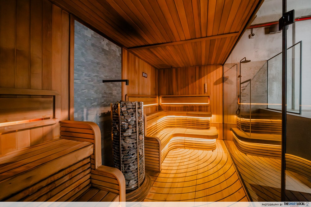 The Ice Bath Club Singapore - sauna