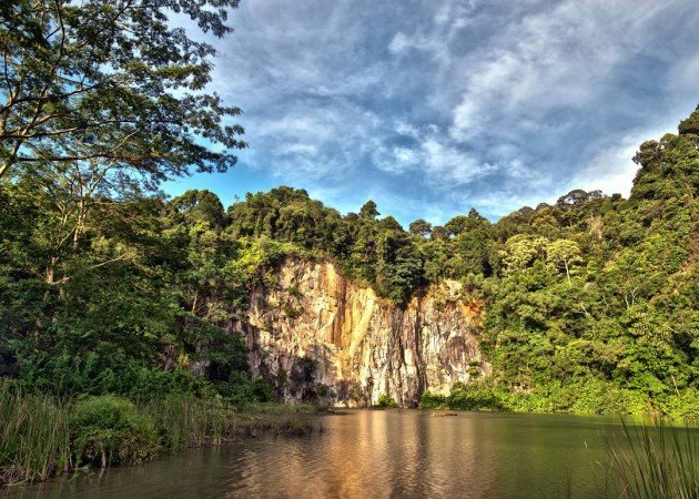 bukit timah nature reserve - singapore quarry