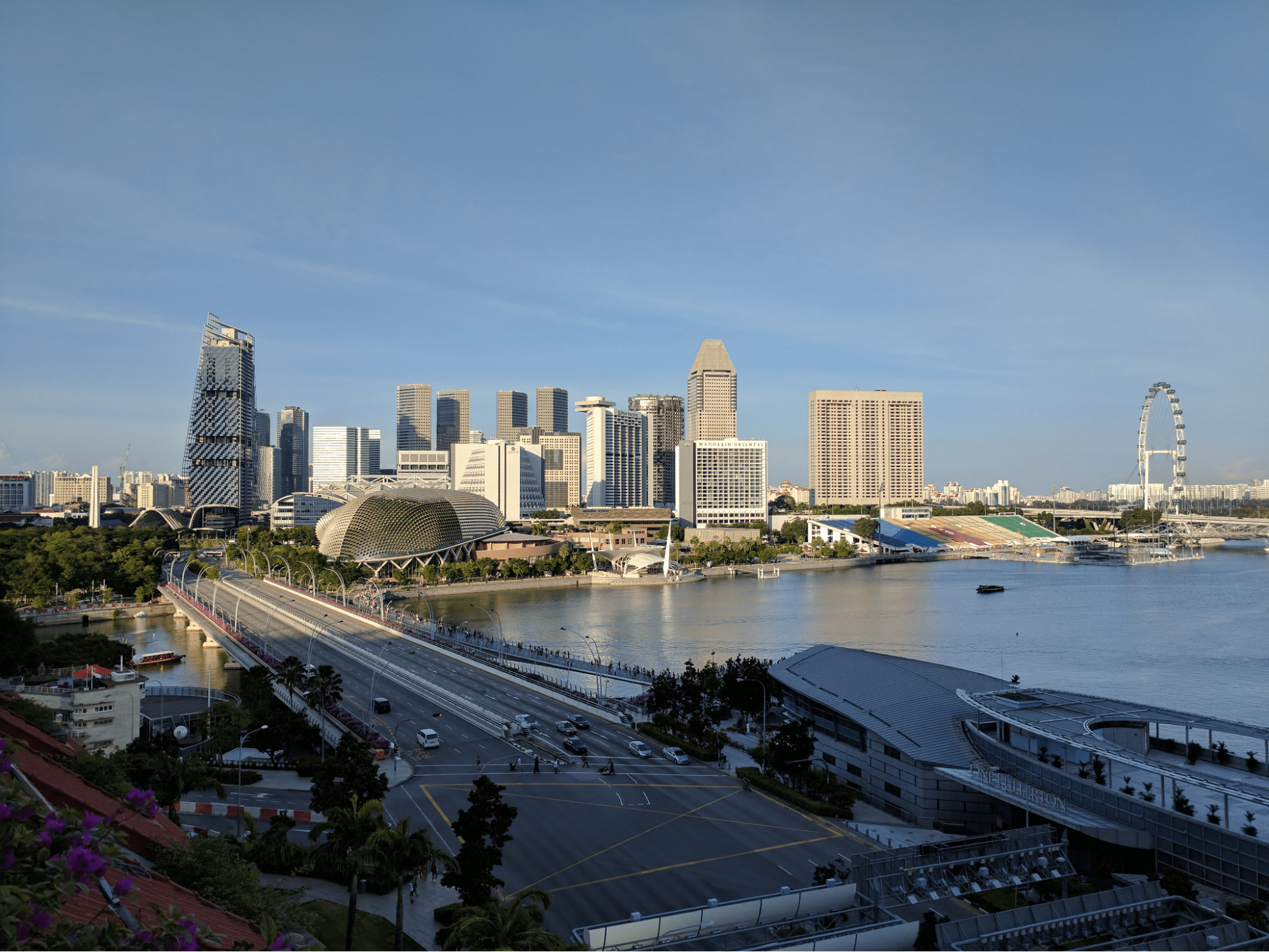 hotels singapore F1 views - fullerton hotel near padang