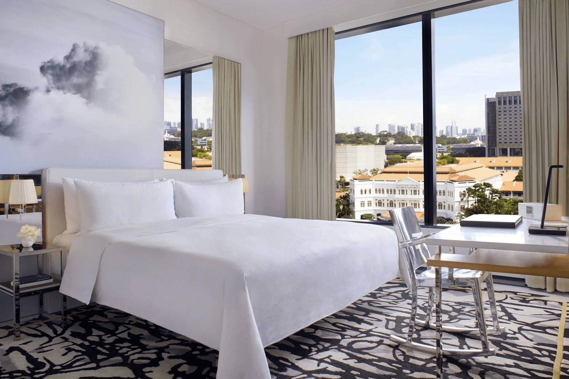 hotels singapore F1 views - jw marriott room
