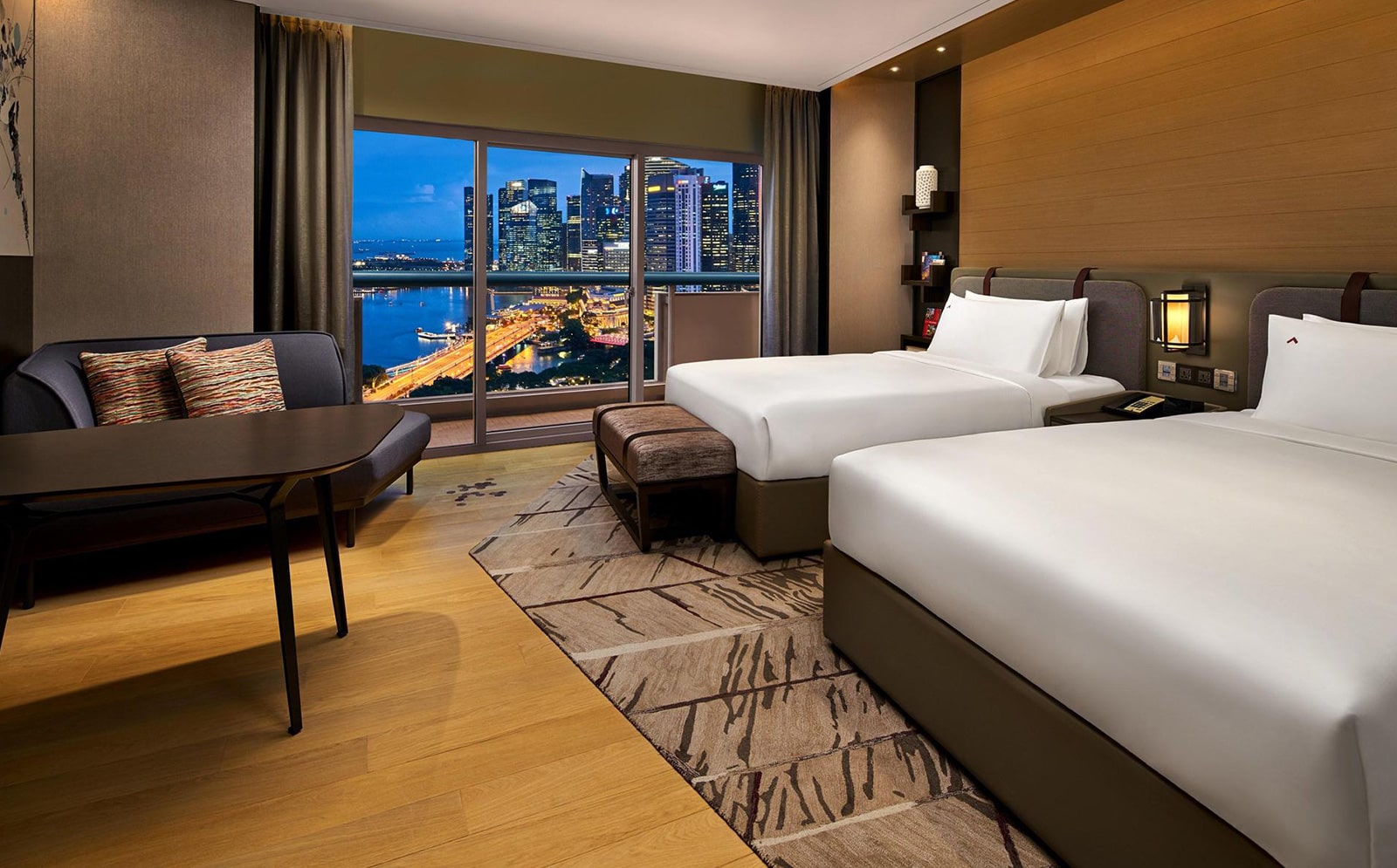 hotels singapore F1 views - swissotel the stamford room