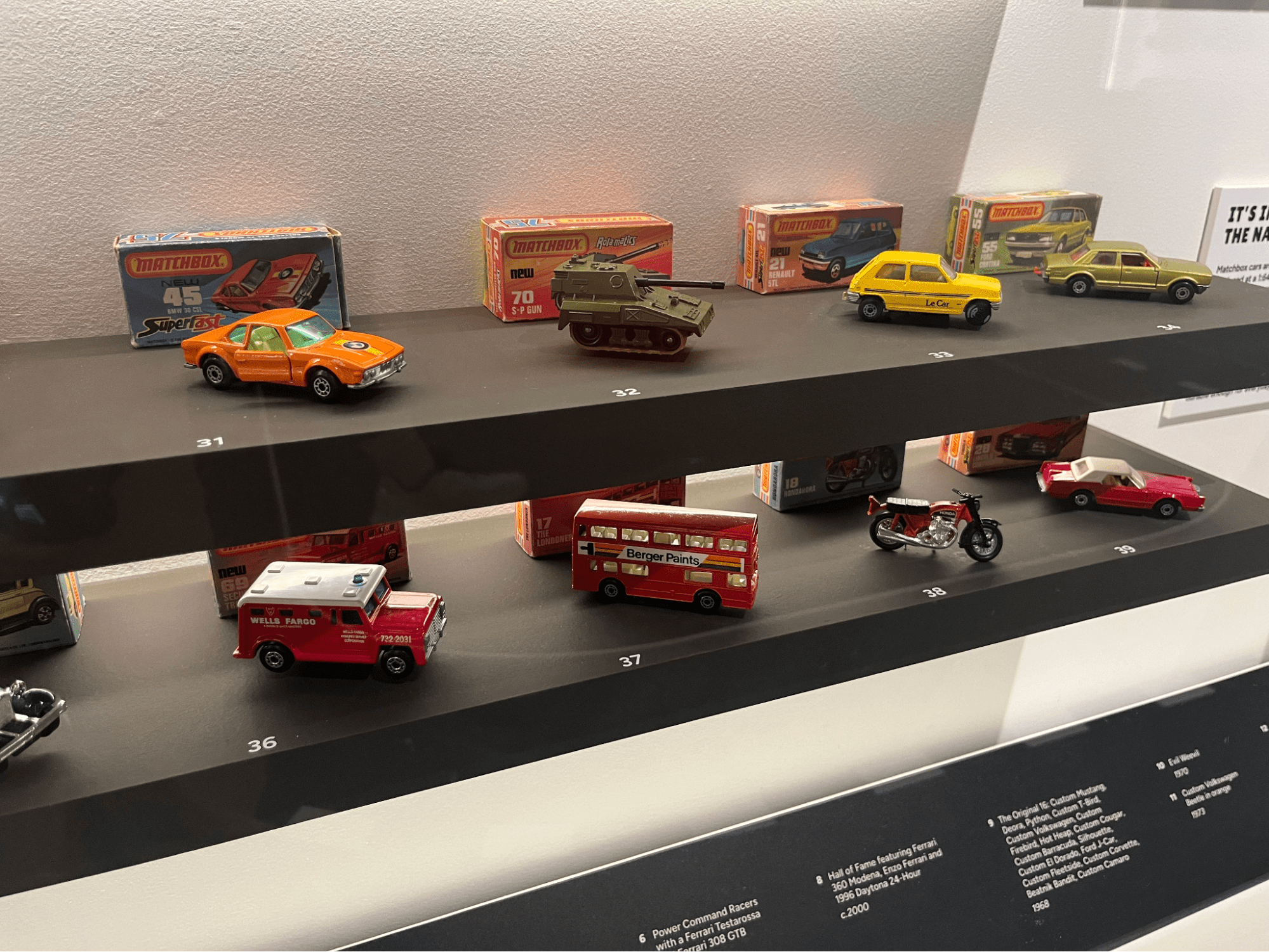 play:date national museum of singapore - matchbox cars