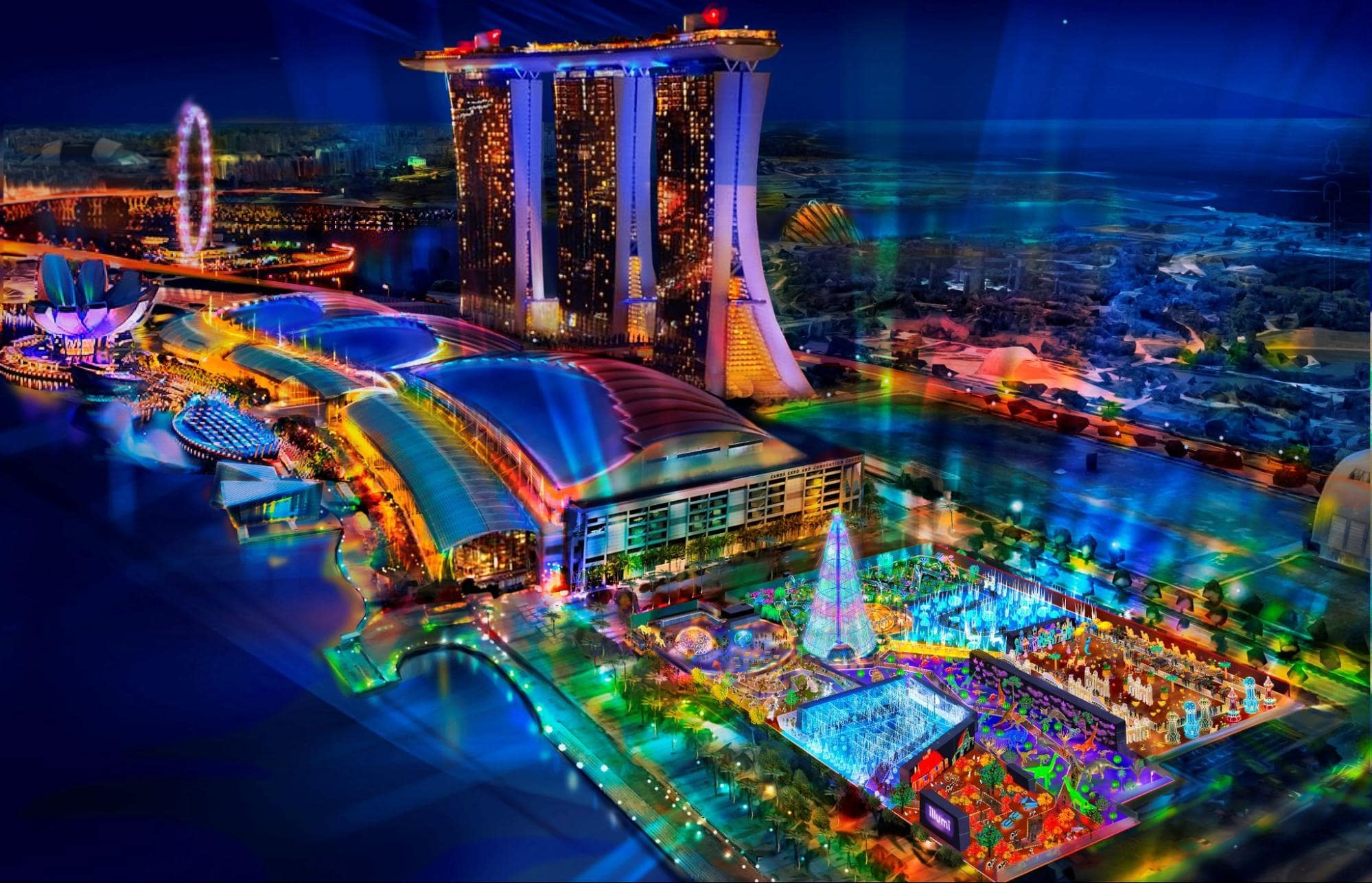 Artist impression of illumi Singapore 2024