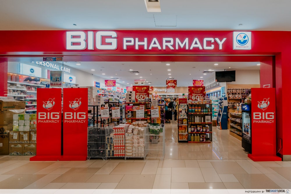 BIG Pharmacy exterior - Johor Bahru City Square