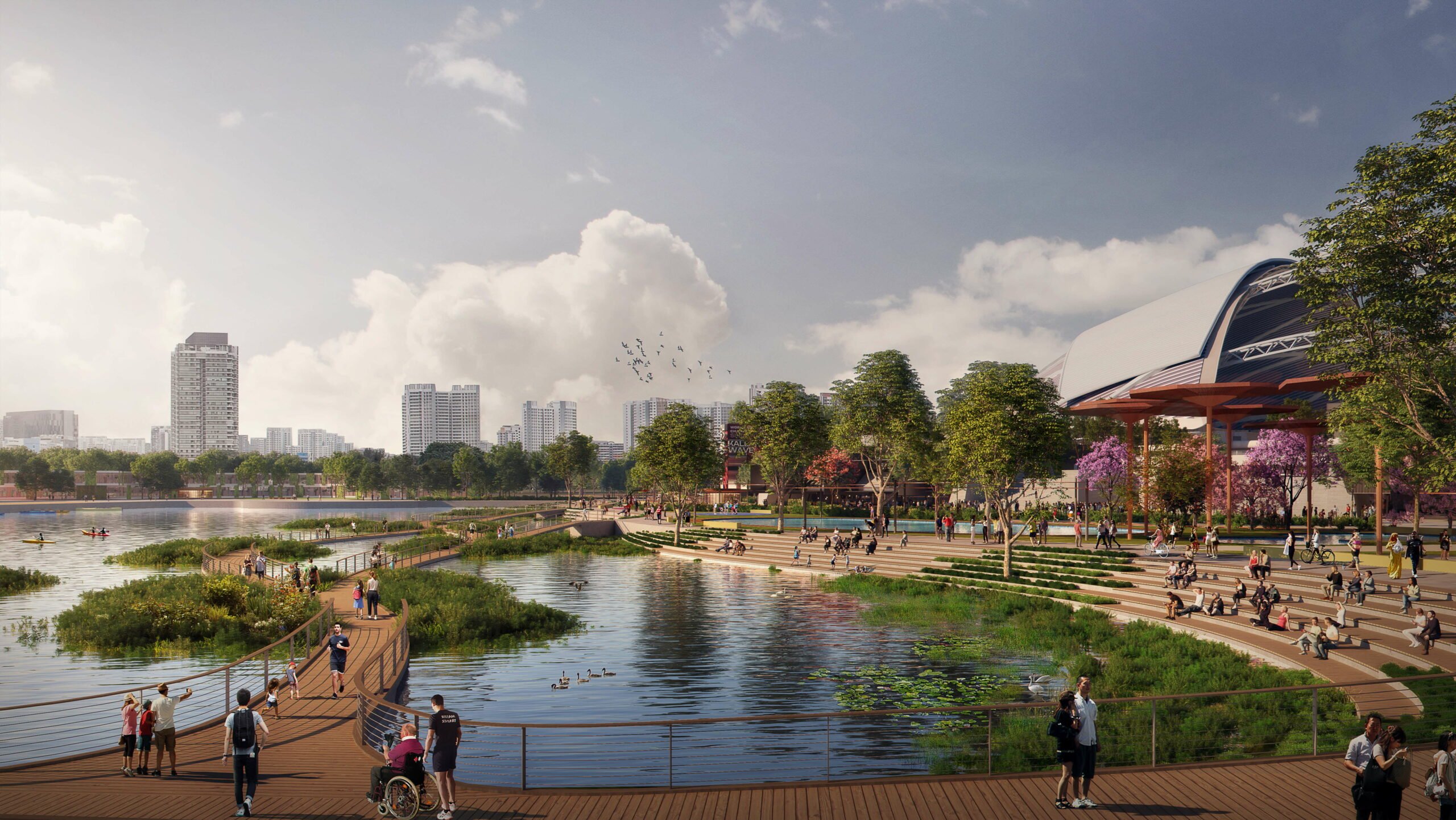 Kallang Alive Masterplan - waterfront