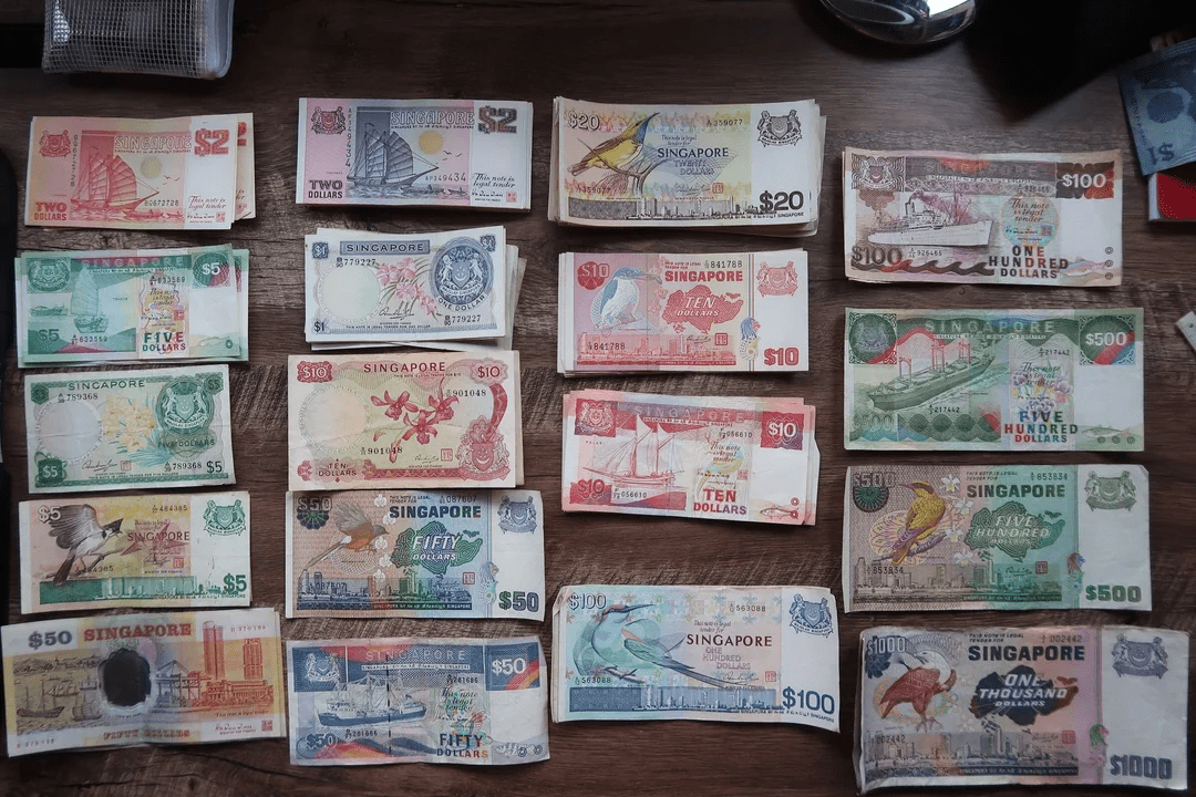 Most Iconic Changes in Singapore - old notes