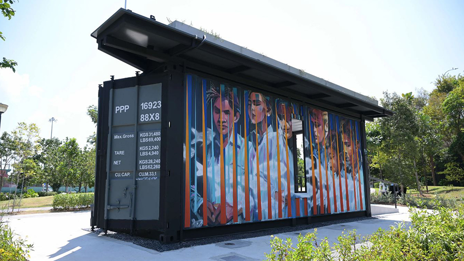 New Parks In Singapore - Pasir Panjang Park Connector Shipping Container