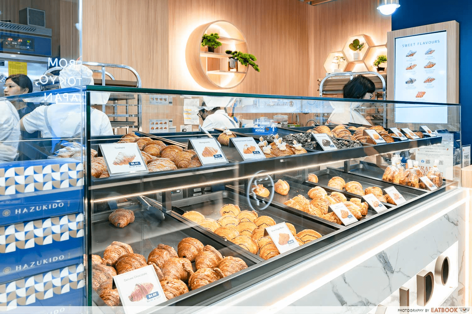 New cafes & restaurants - Hazukido croissant flavours