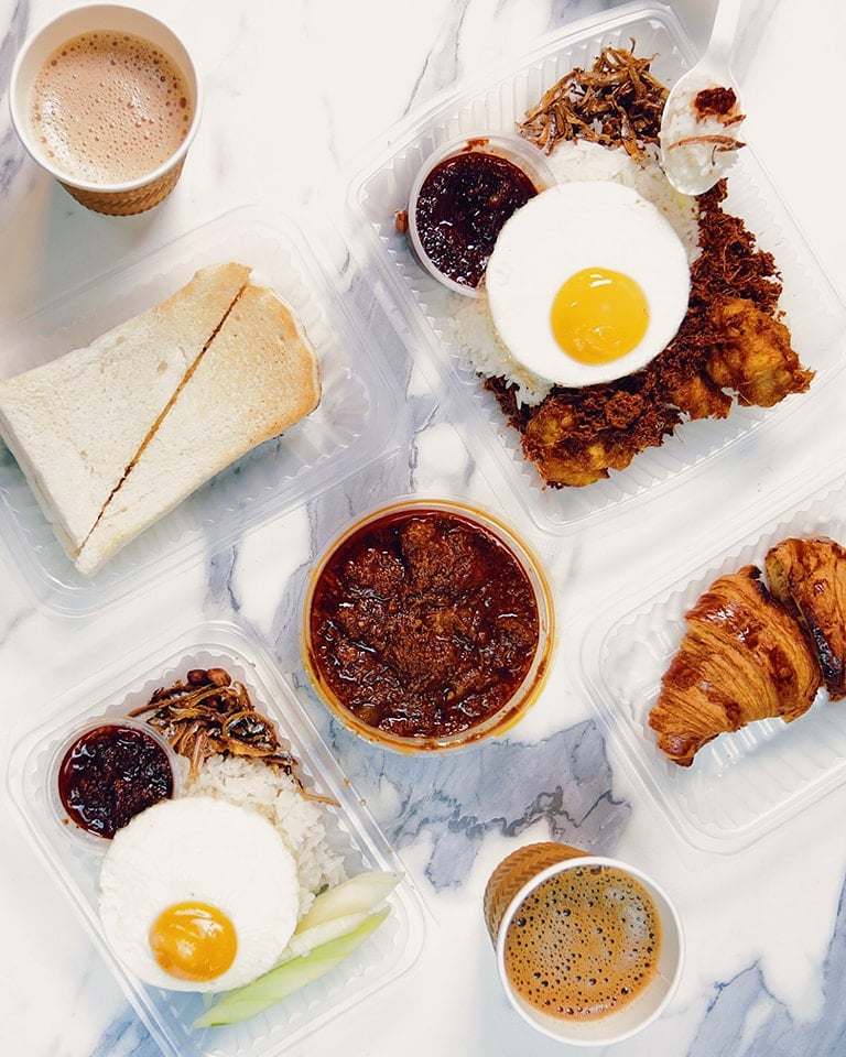 Nasi Lemak spread 