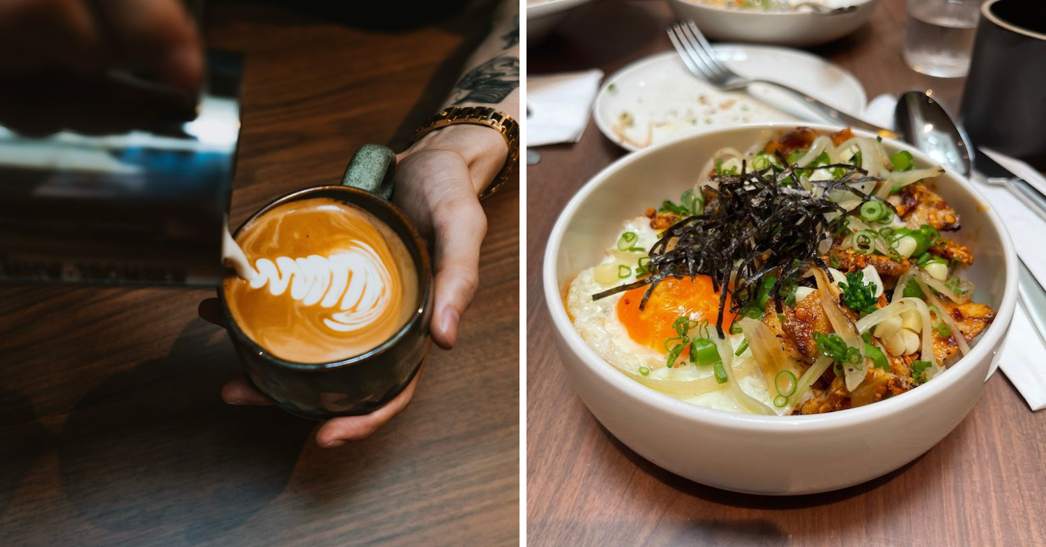 Espresso with Aurora and Wagyu Sukiyaki Don