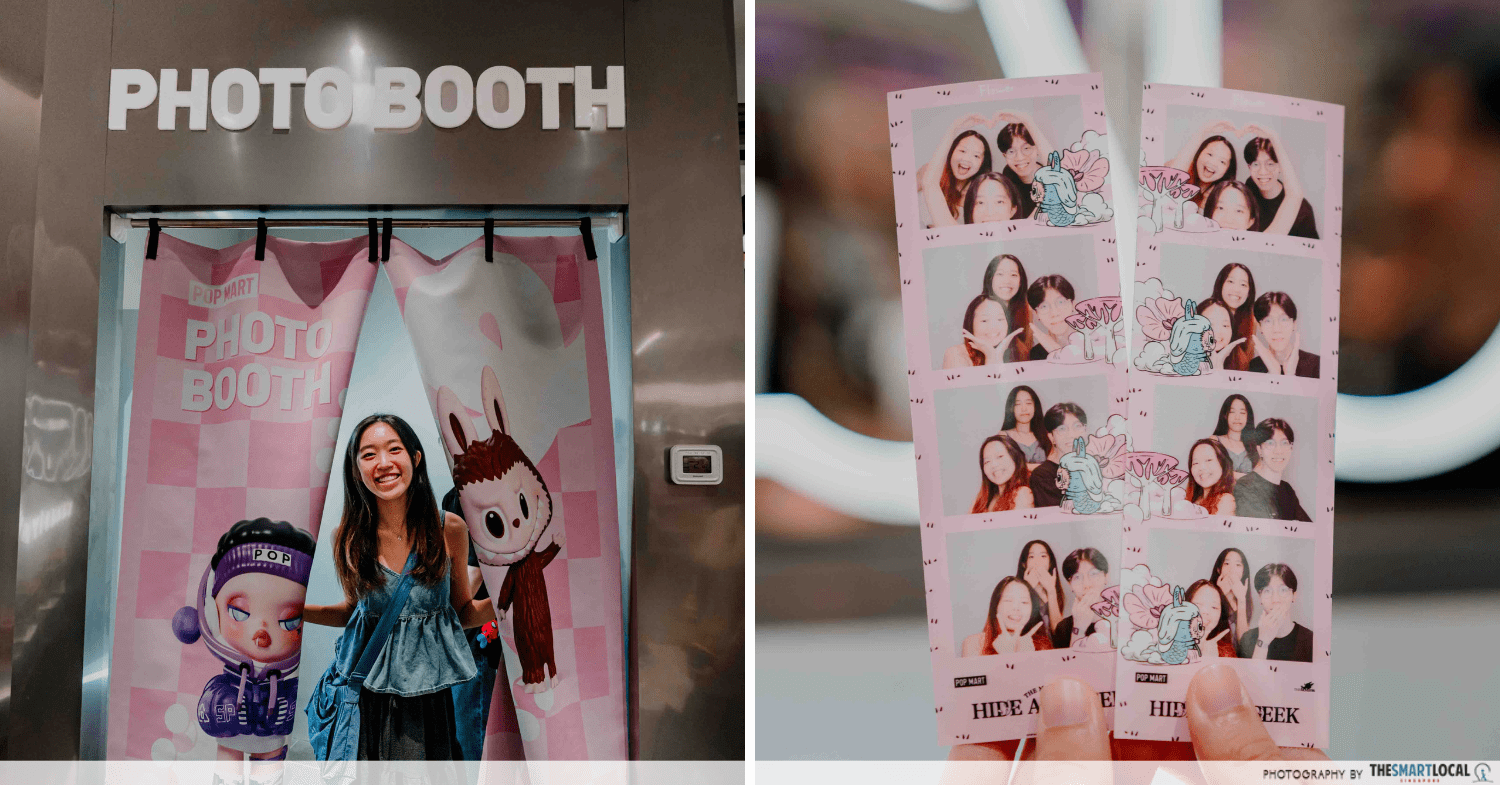 Photo booth at POP MART ION Orchard