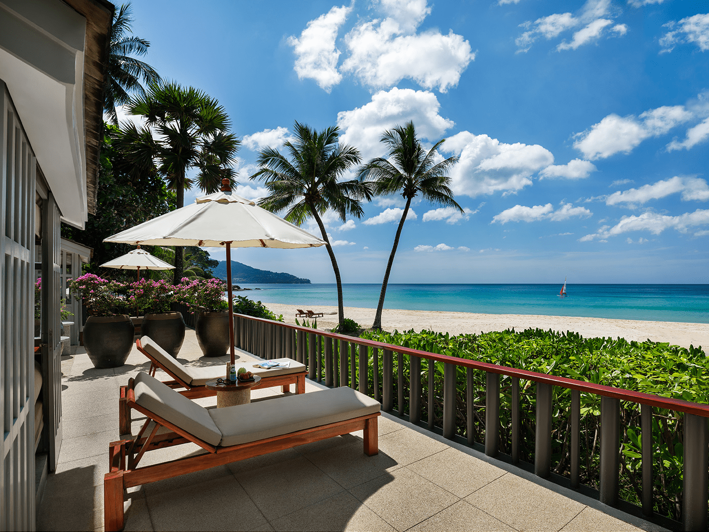 the surin beach balcony