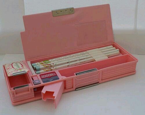 old school pencil case