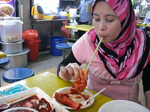 nostalgic hawker food - Sup tulang merah