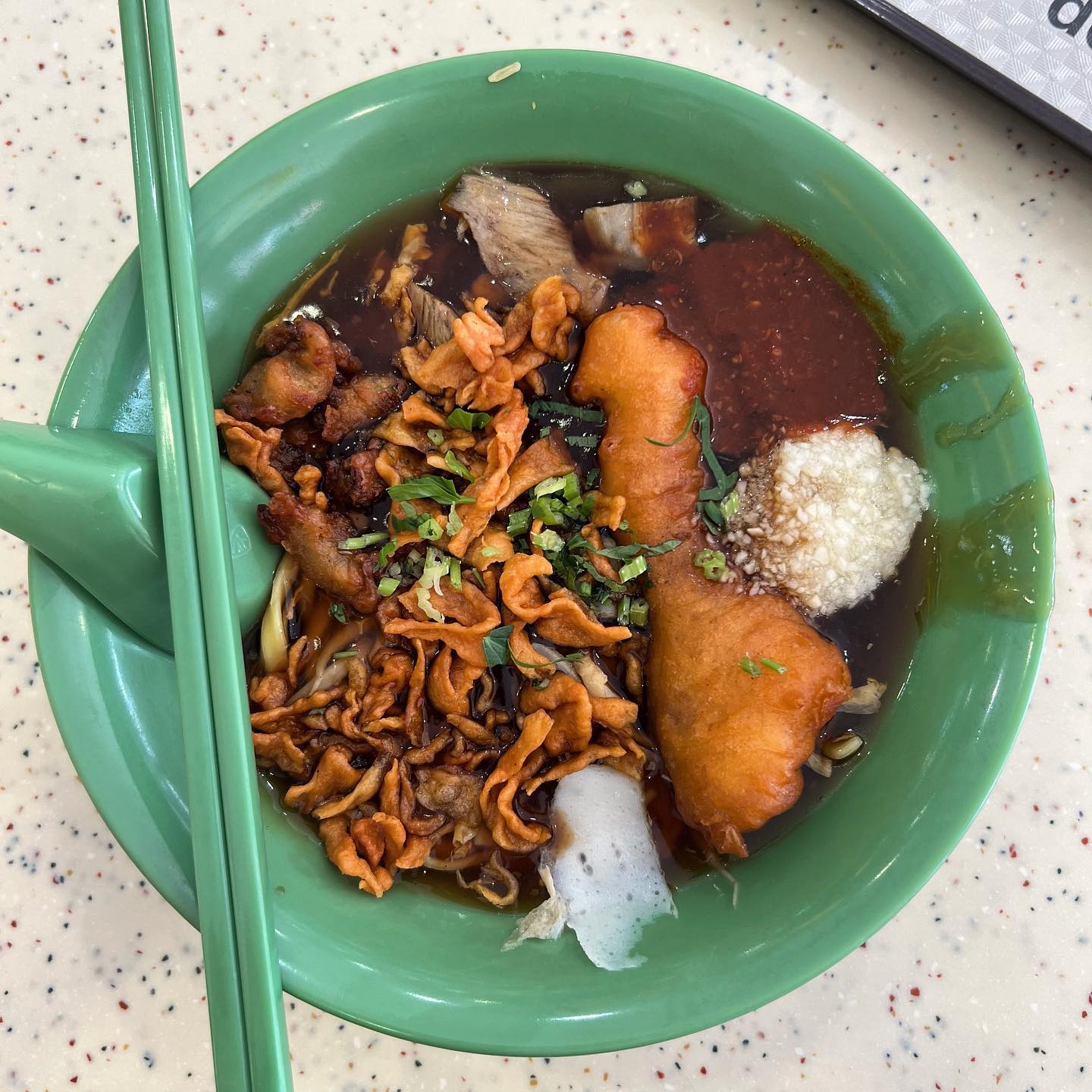 nostalgic hawker food - lor mee with shark meat