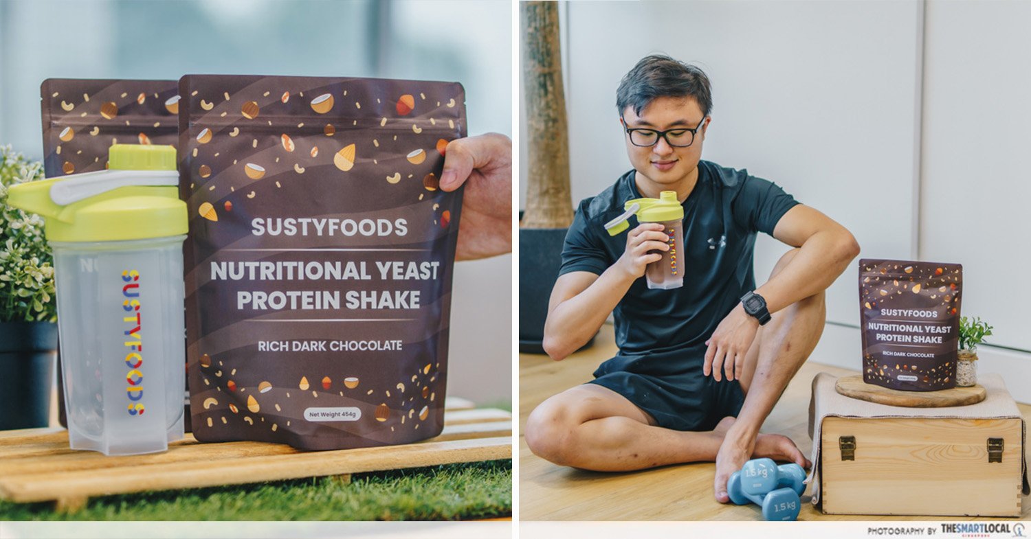 protein powders singapore - Sustyfoods Nutritional Yeast Protein Shak