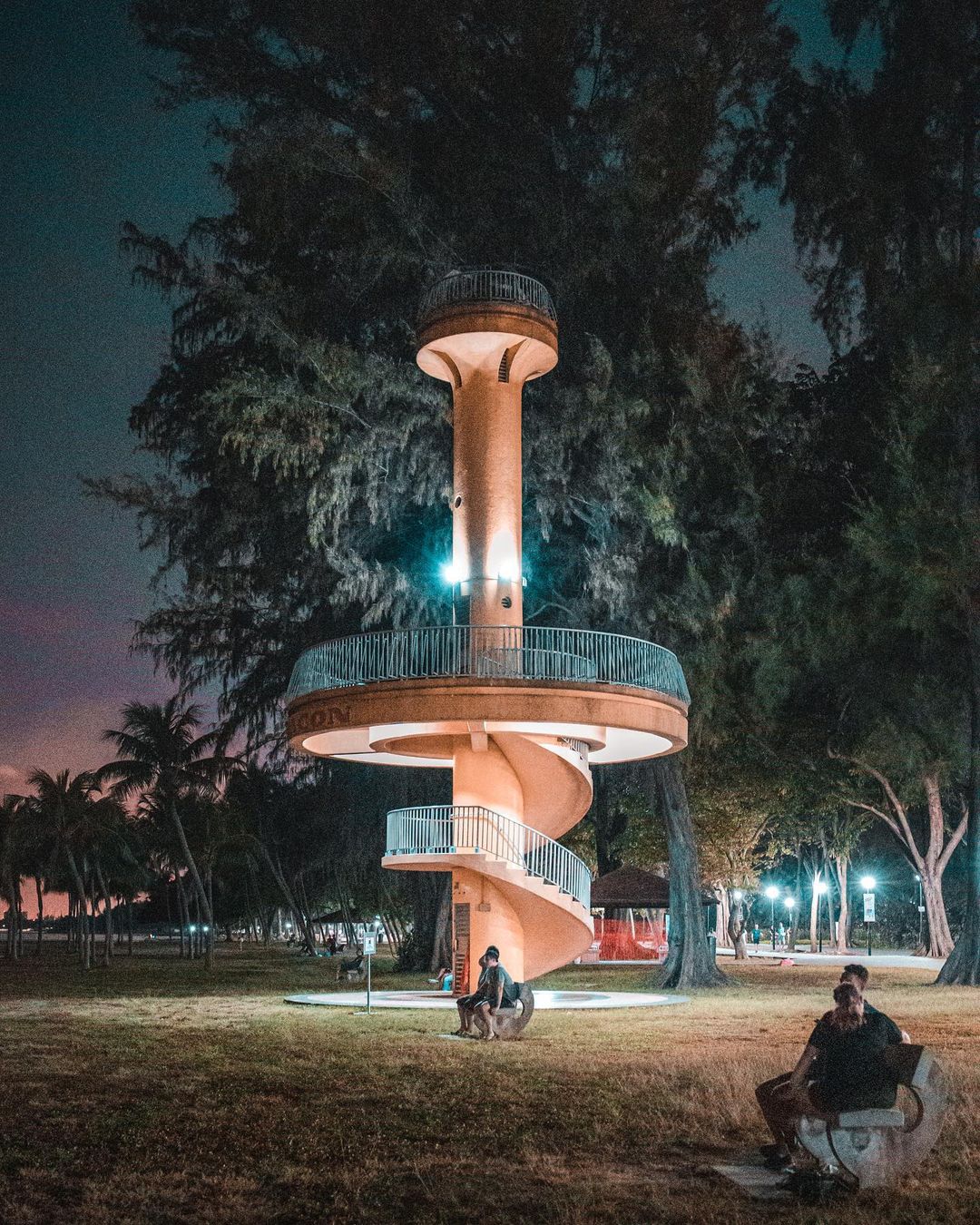 scary date ideas - Amber Beacon Tower east coast park