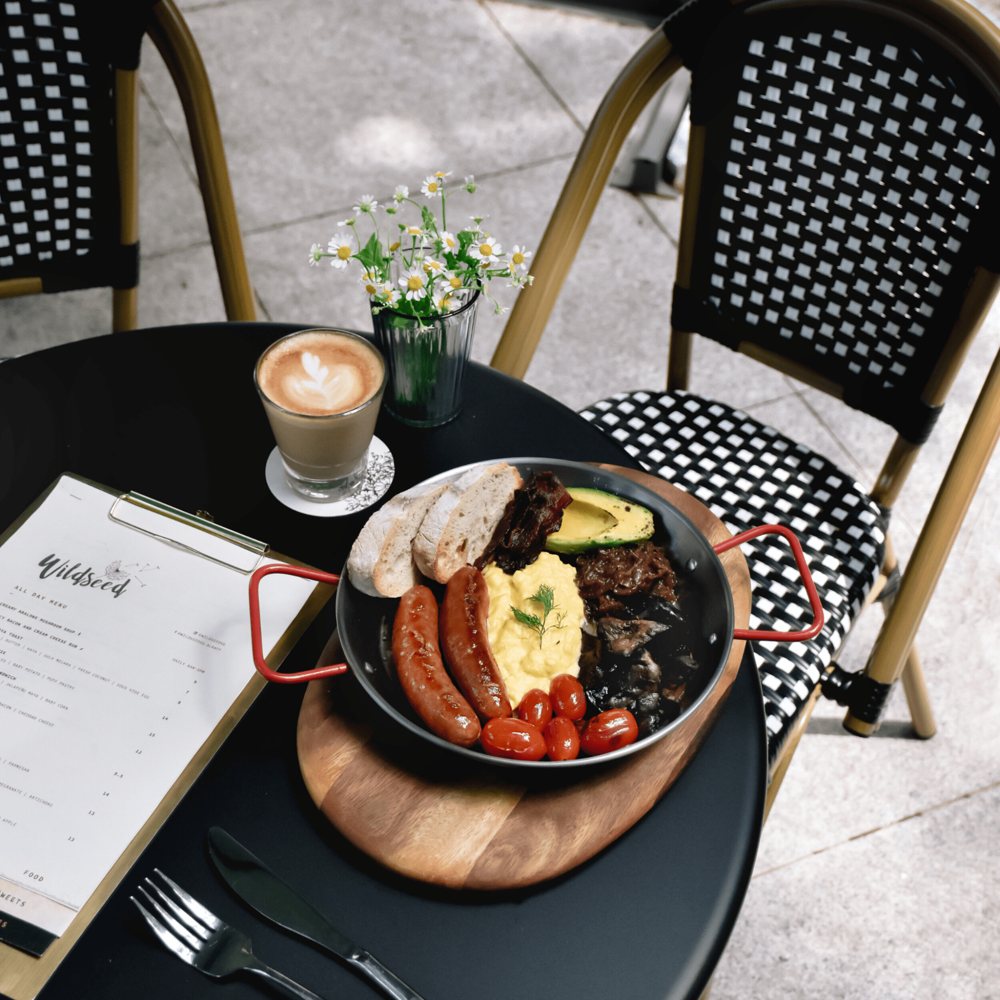 seletar aerospace park - wildseed cafe big pan breakfast