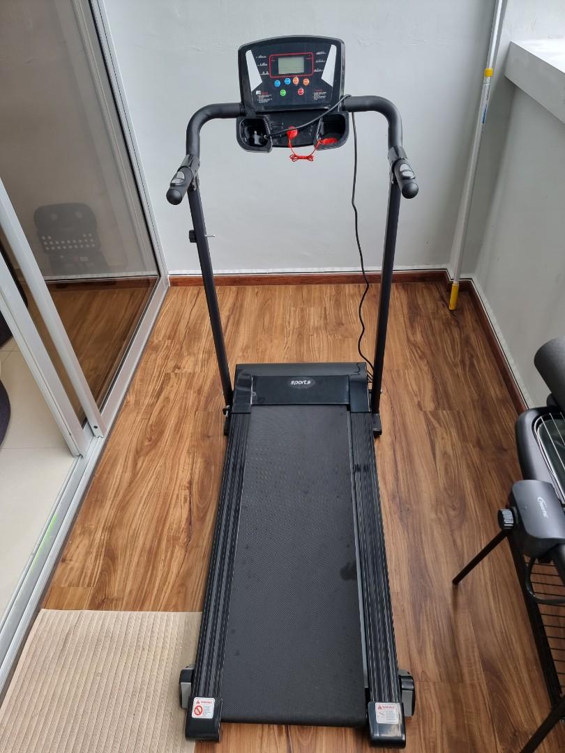 I-Running Electric Foldable Treadmill on balcony 