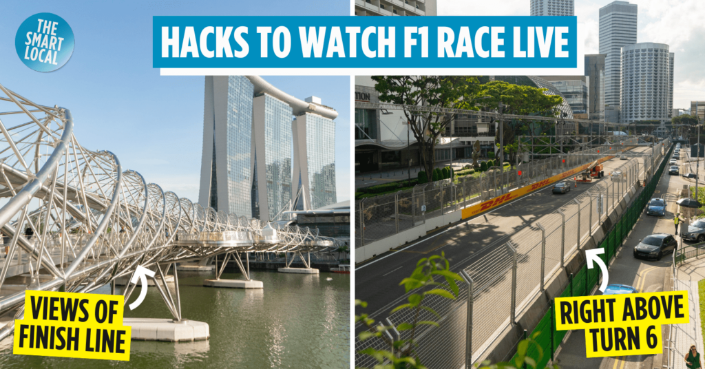 Free spots to watch F1 Singapore 2024 Grand Prix cover image