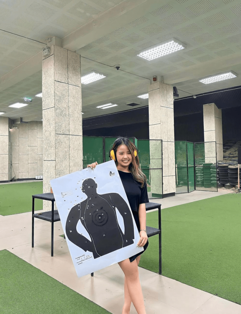 Indoor Things To Do In Bangkok - Shooting Range Scoreboard