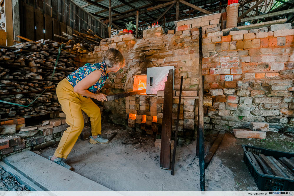 Jurong things to do - furnace at Thaw Kwanf Pottery Jungle 