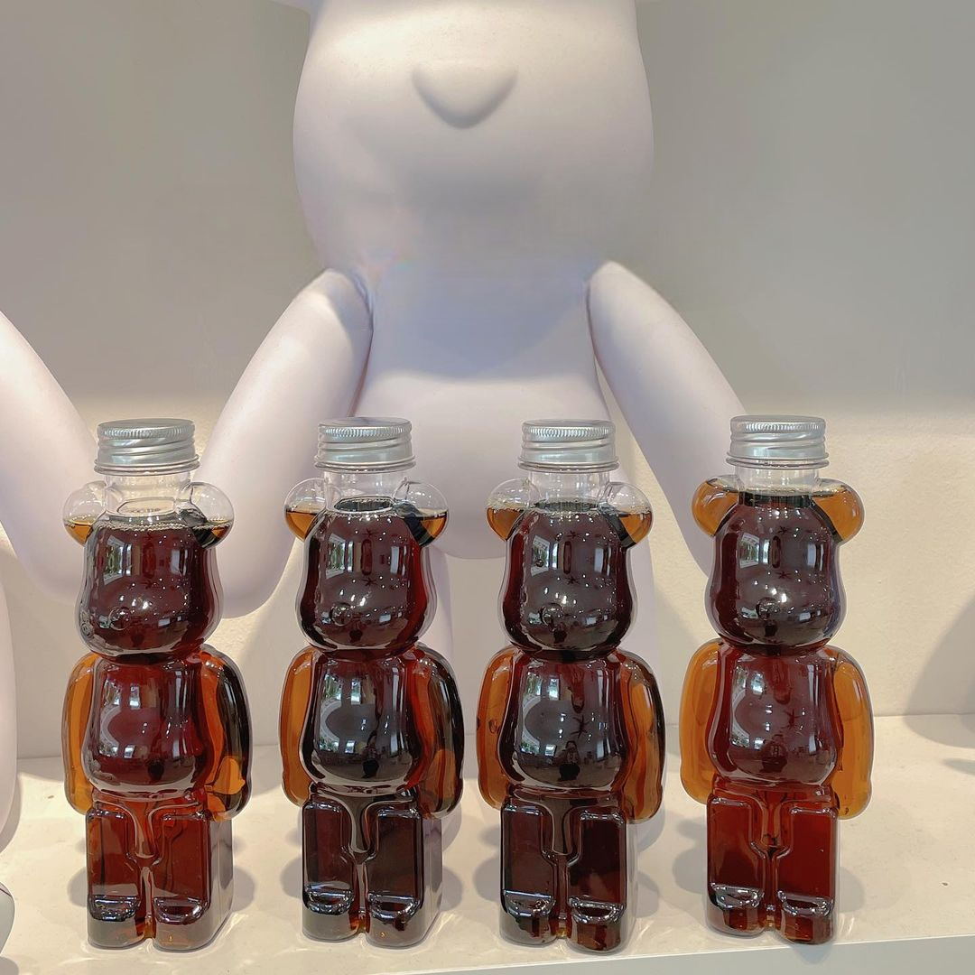 Oh My Ice & TuTu Studio In JB - Bearbricks shaped bottles 