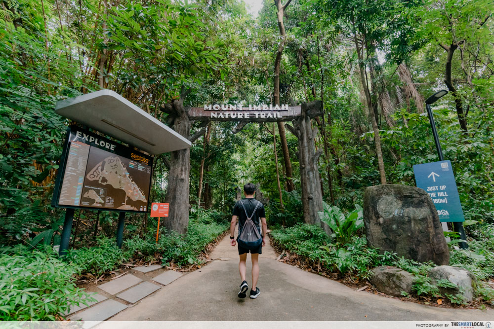 sentosa guide - hiking trails