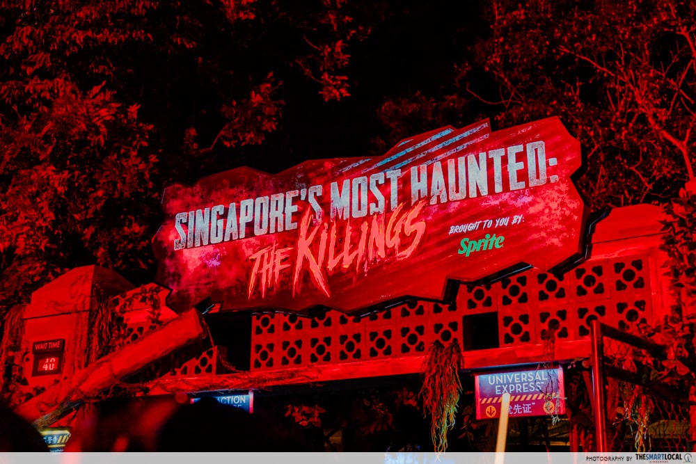 Singapore’s Most Haunted The Killings haunted house entrance