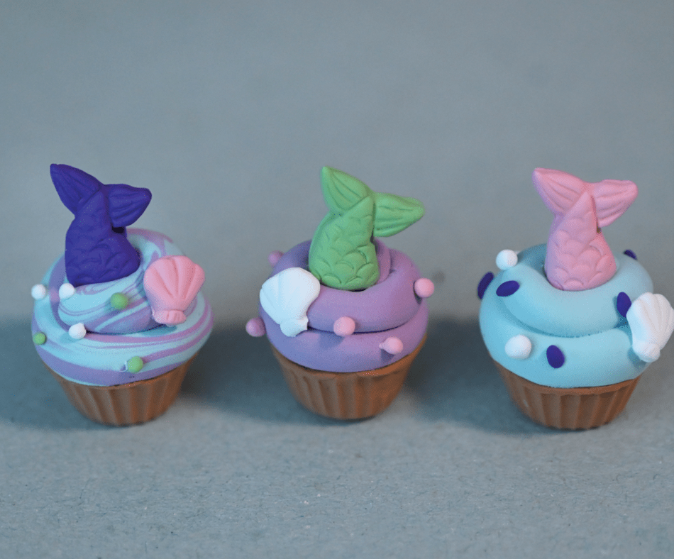 Tinysnips mini clay cupcake magnets - Easty Breezy Bazaar