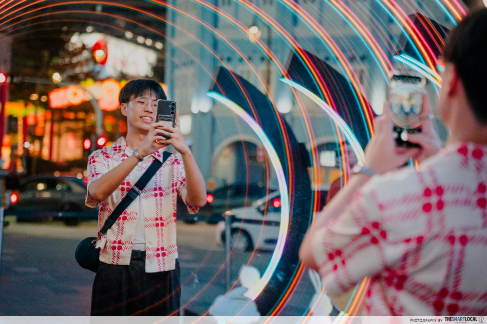 To The Moon And Back photo spot mirror - Chinatown Point Mid-Autumn Carnival 2024