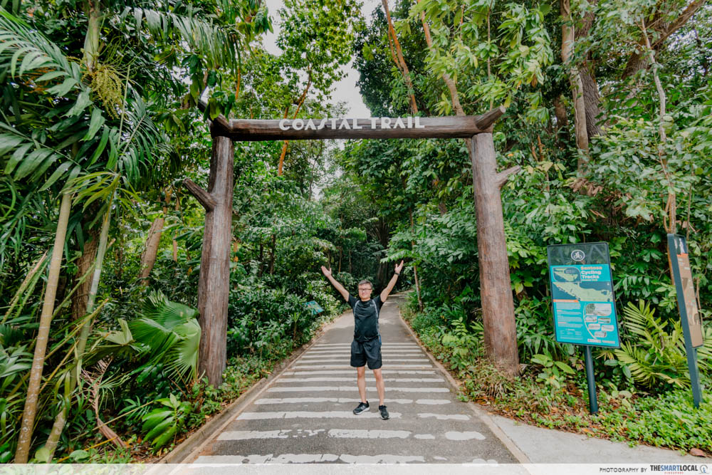 Starting point of the Coastal Trail