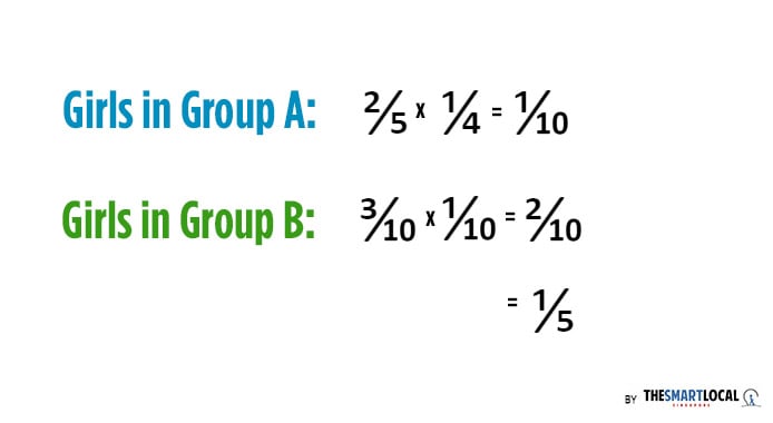 psle maths questions - 2019 fractions solution