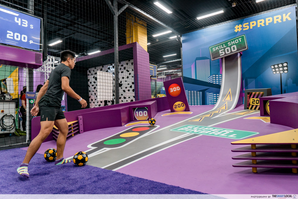 trampoline parks singapore - SuperPark Singapore football