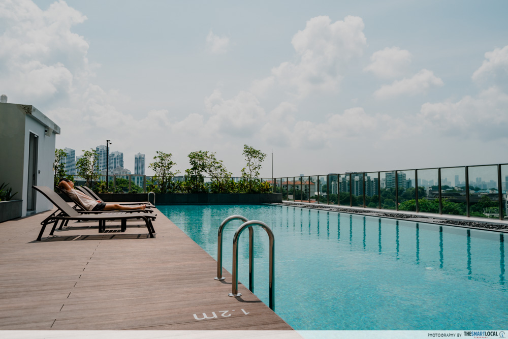 Quincy House Singapore Rooftop pool