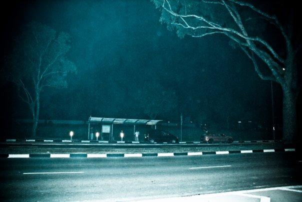 haunted bus stop at jalan bahar