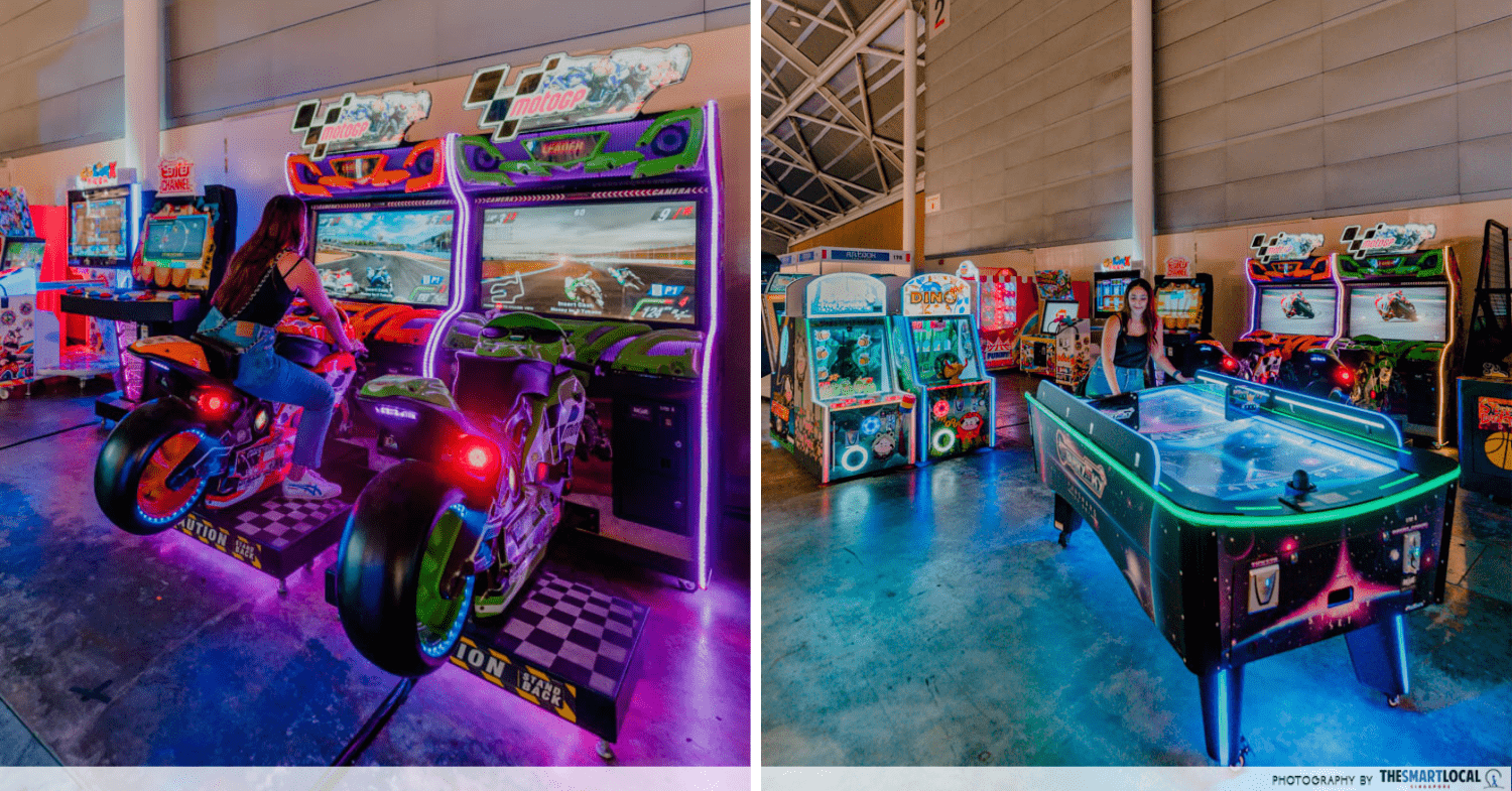 Retro arcade games