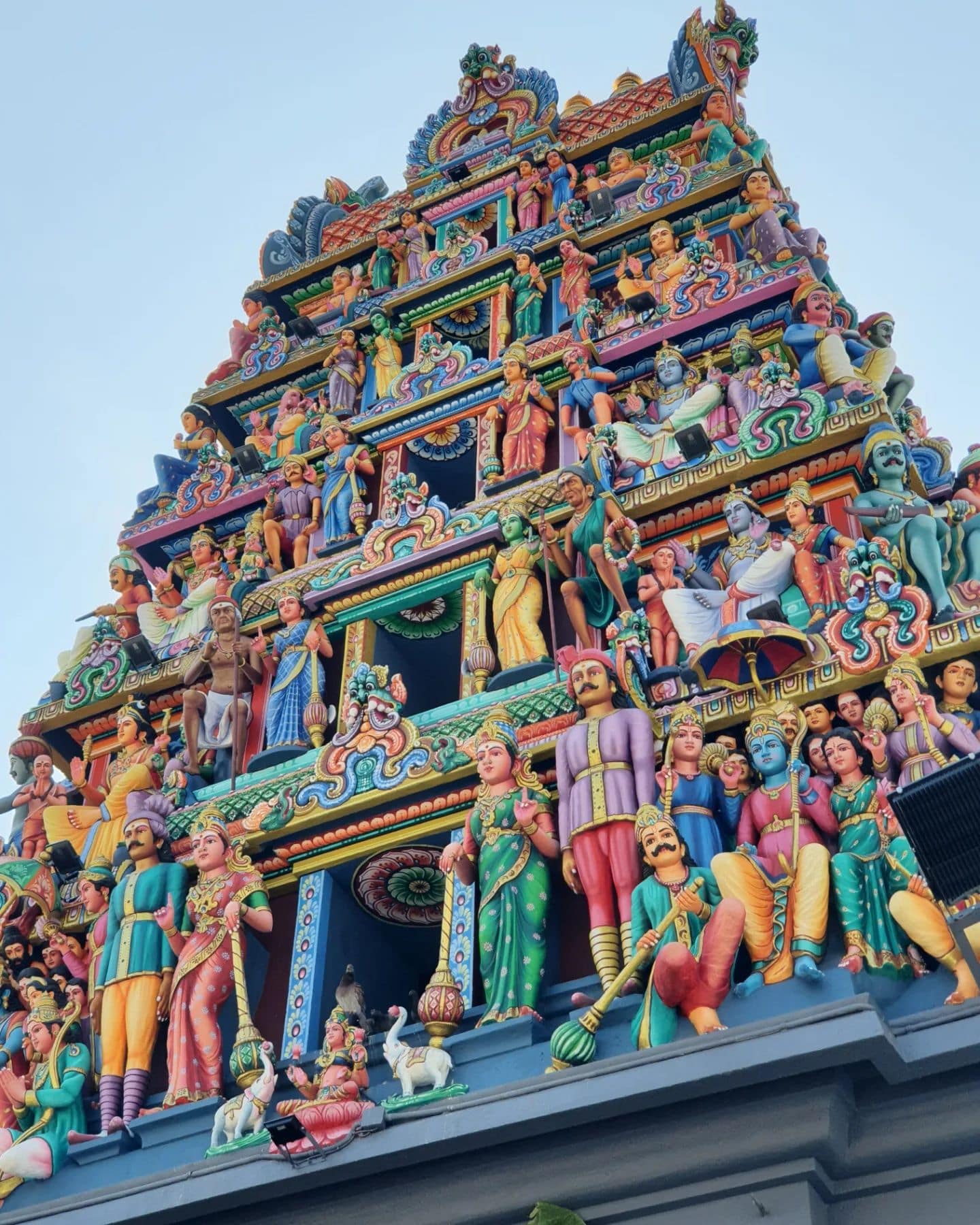 Roof of Sri Veerakaliamman Temple