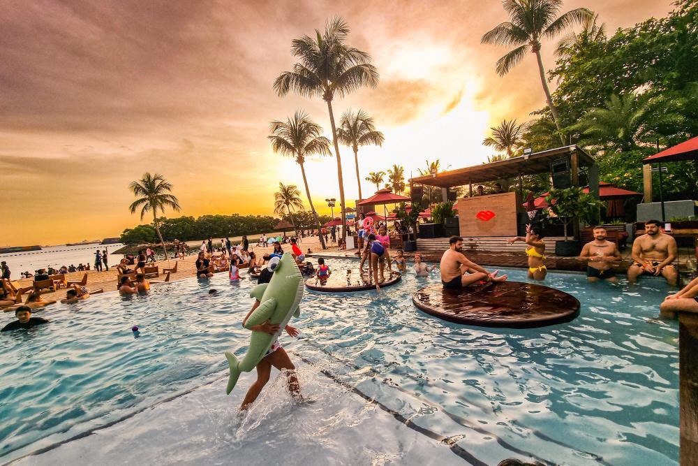 Sentosa at sunset