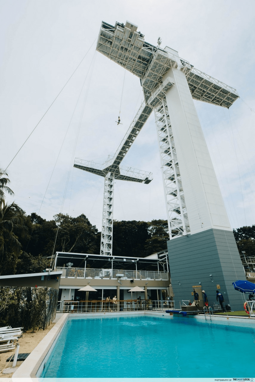 Skypark Sentosa Bungee Jump Pool