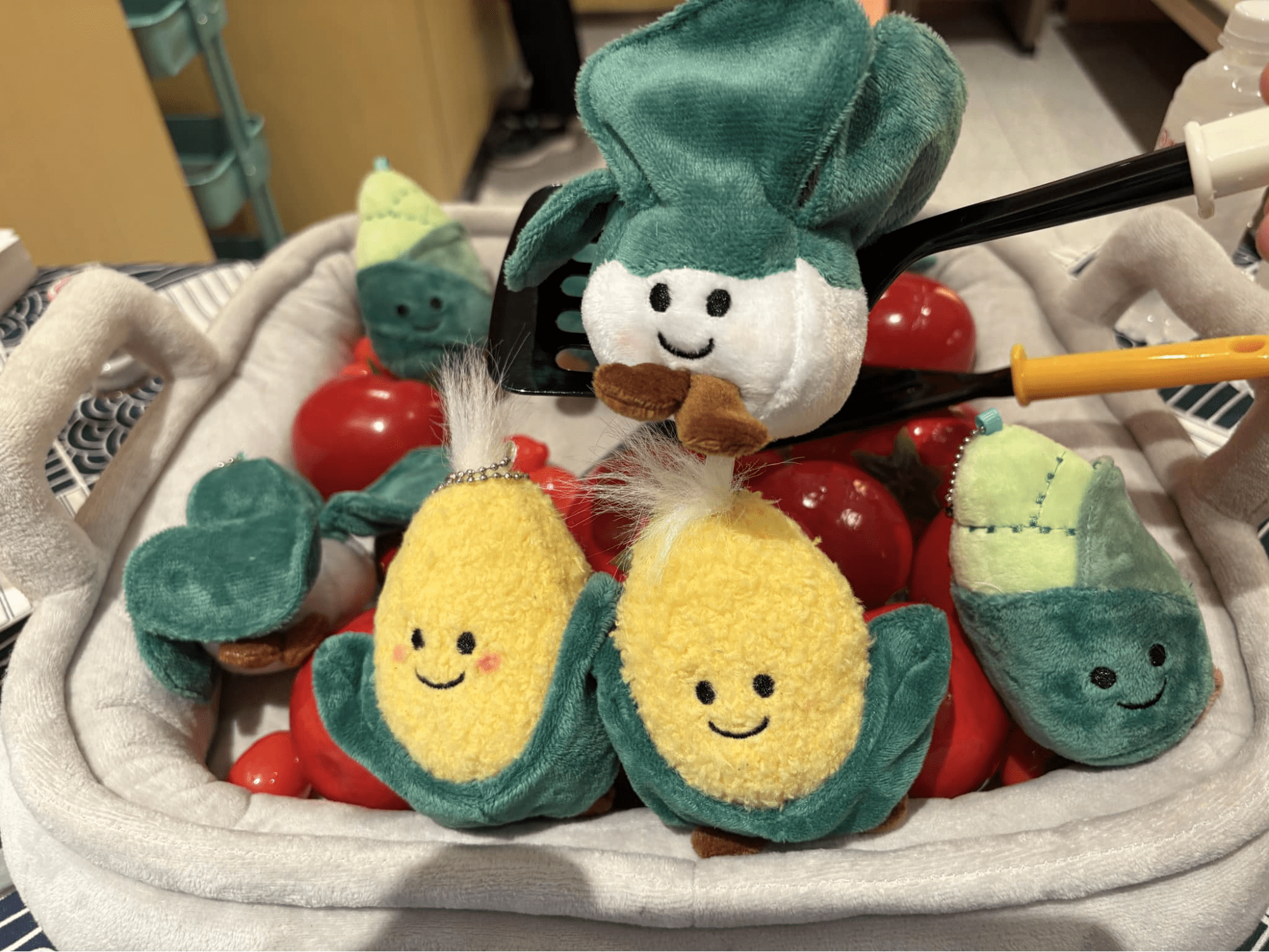 Vegetable plushies