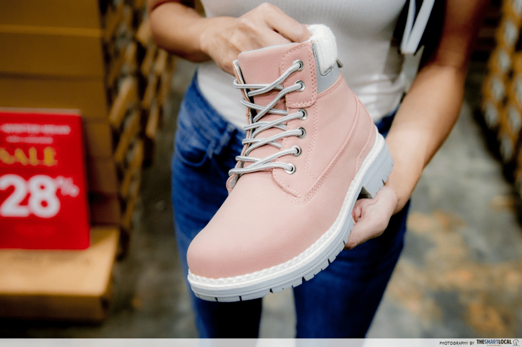 Winter Wear Shops In Singapore - Pink boots