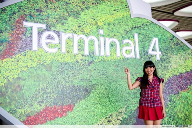 Terminal 4 sign