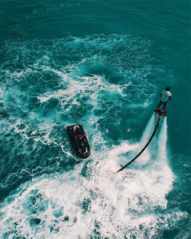 batam resorts - Turi Beach Resort flyboarding