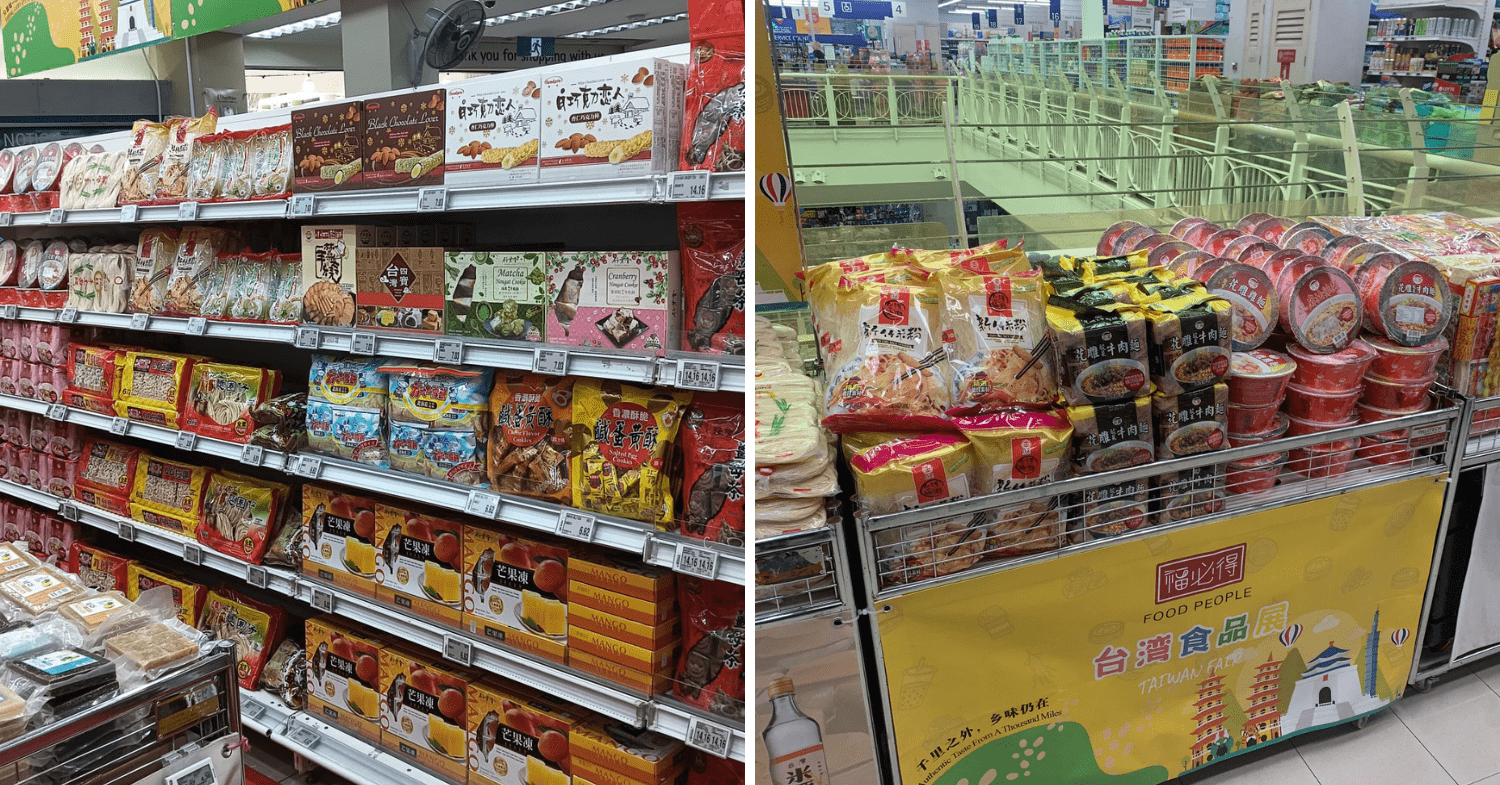 chinese supermarkets in singapore food people booths