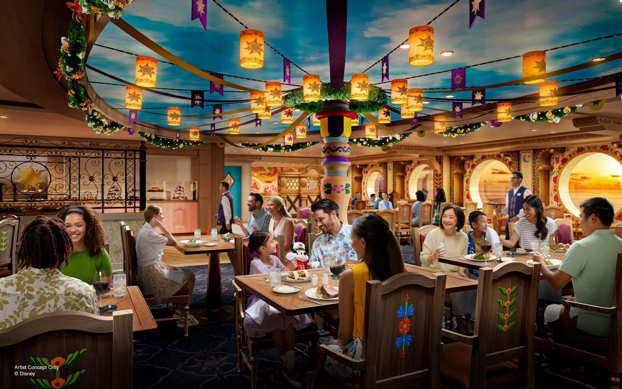 disney adventure cruise - Enchanted Summer Restaurant