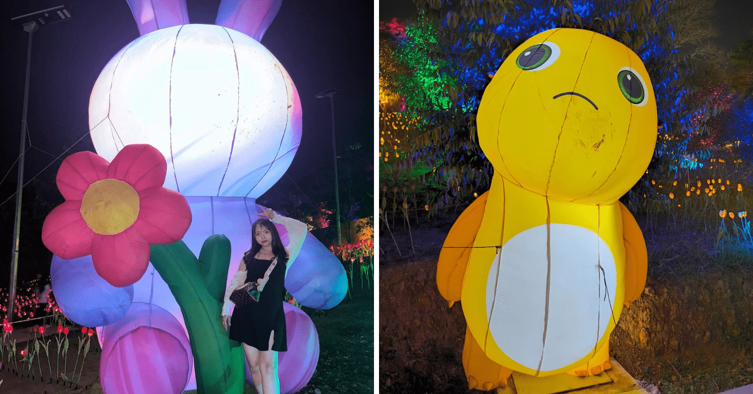 enchanted garden light festival jb cute inflatables