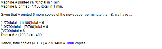 psle math questions - print machine