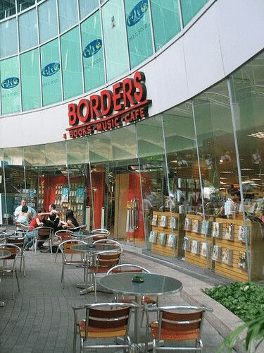 Borders bookstore at Wheelock Place - Meet up spots in Singapore